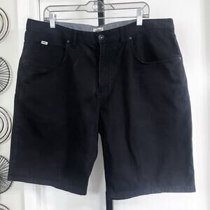 Vans Mens Chino Shorts Skater Grunge Minimalist - Black, Size 38